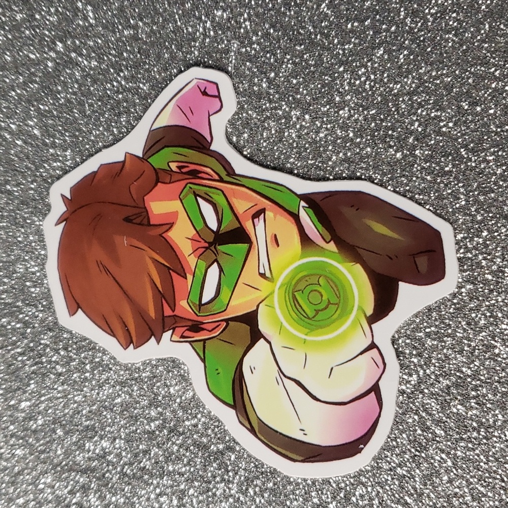 DC COMICS sticker waterproof Green Lantern